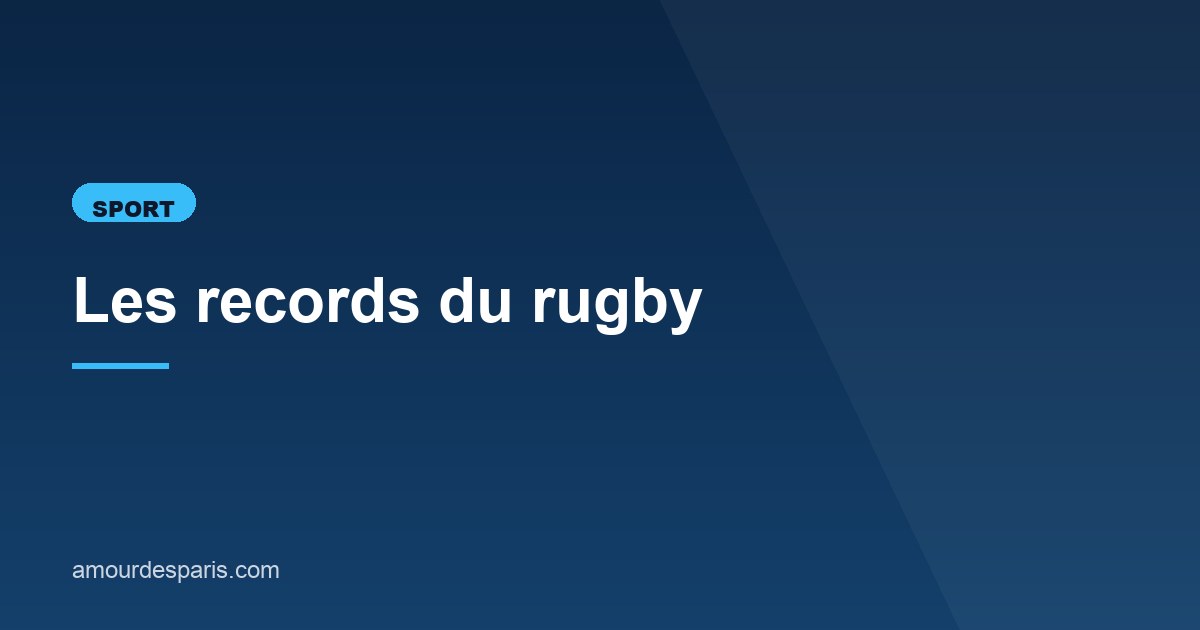 Illustration de l'article consacré aux records du rugby