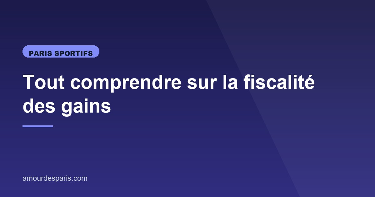 Illustration de l'article consacré à la fiscalité des gains de paris